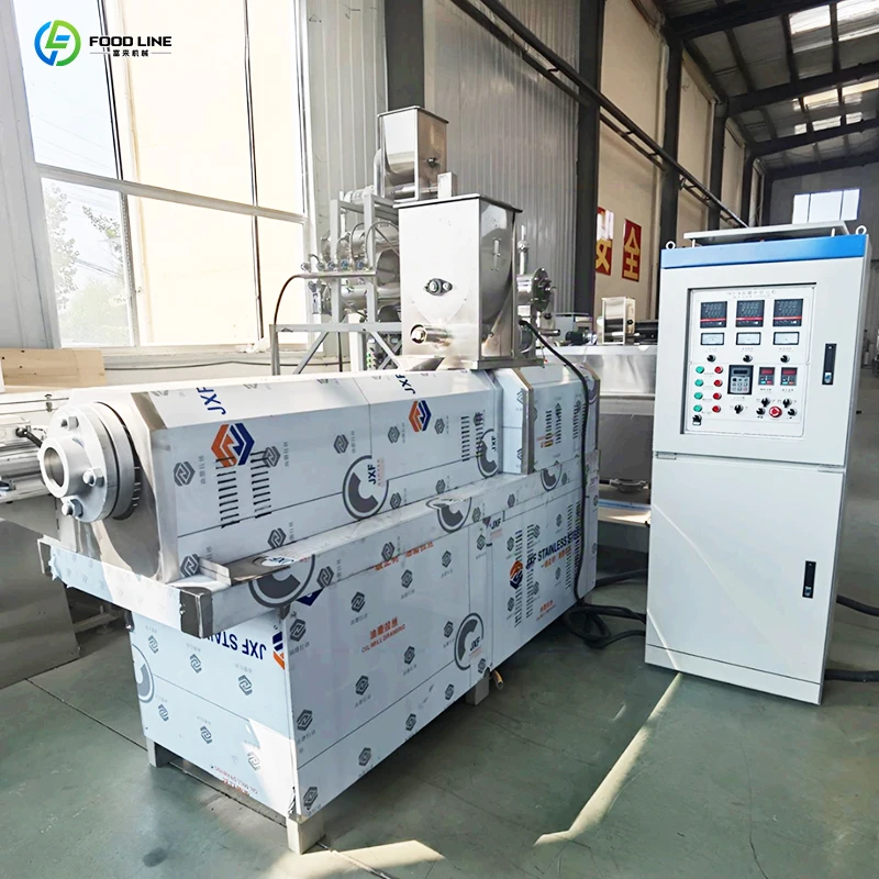 Food Industry Big Model Breakfast Cereal Corn Flakes Process Line Machine FL Customized Puffed Food Extruder Machine