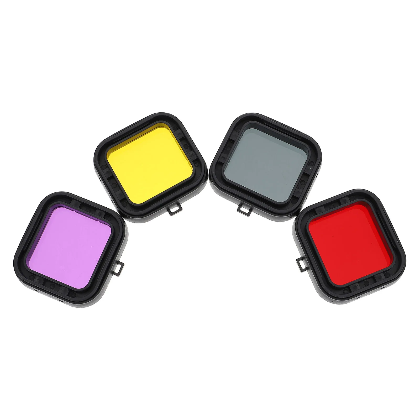 

4 pcs Waterproof Diving Housing Lens Filter For 5-25M Underwater Photography High Transparency Scratch Resistant Action Camera