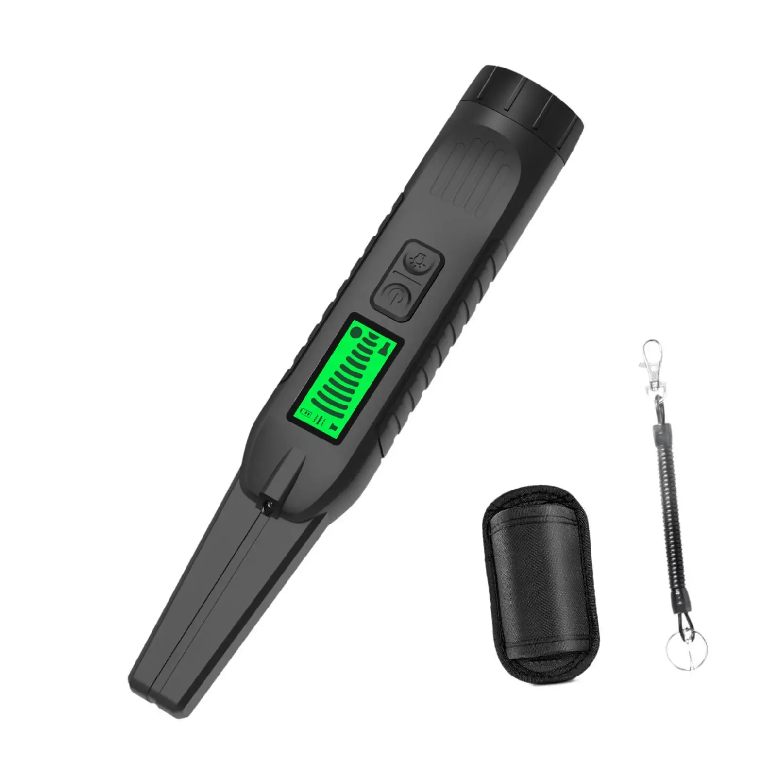 Waterproof Metal Detector Pinpointer with Sound and Vibration 360° Detection Tool for Professional Treasure Searching