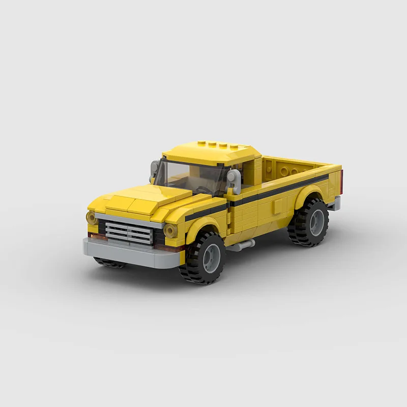 F-250 City Truck Model Moc Off-road pick-up bouwstenen 8-bool kampioen vrachtwagen technologie modulaire blokken