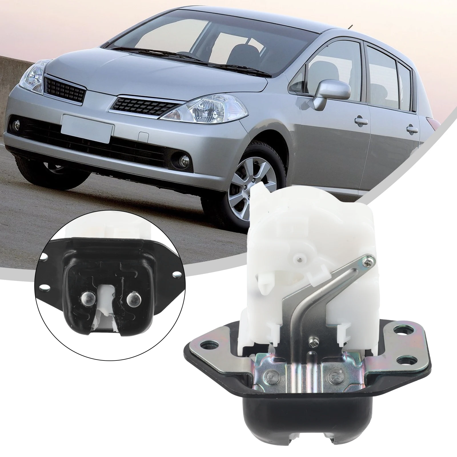 

Для Nissan NOTE E11 защитный замок задней двери, замок задней двери багажника, безопасный доступ к транспортному средству, как показано на рисунке