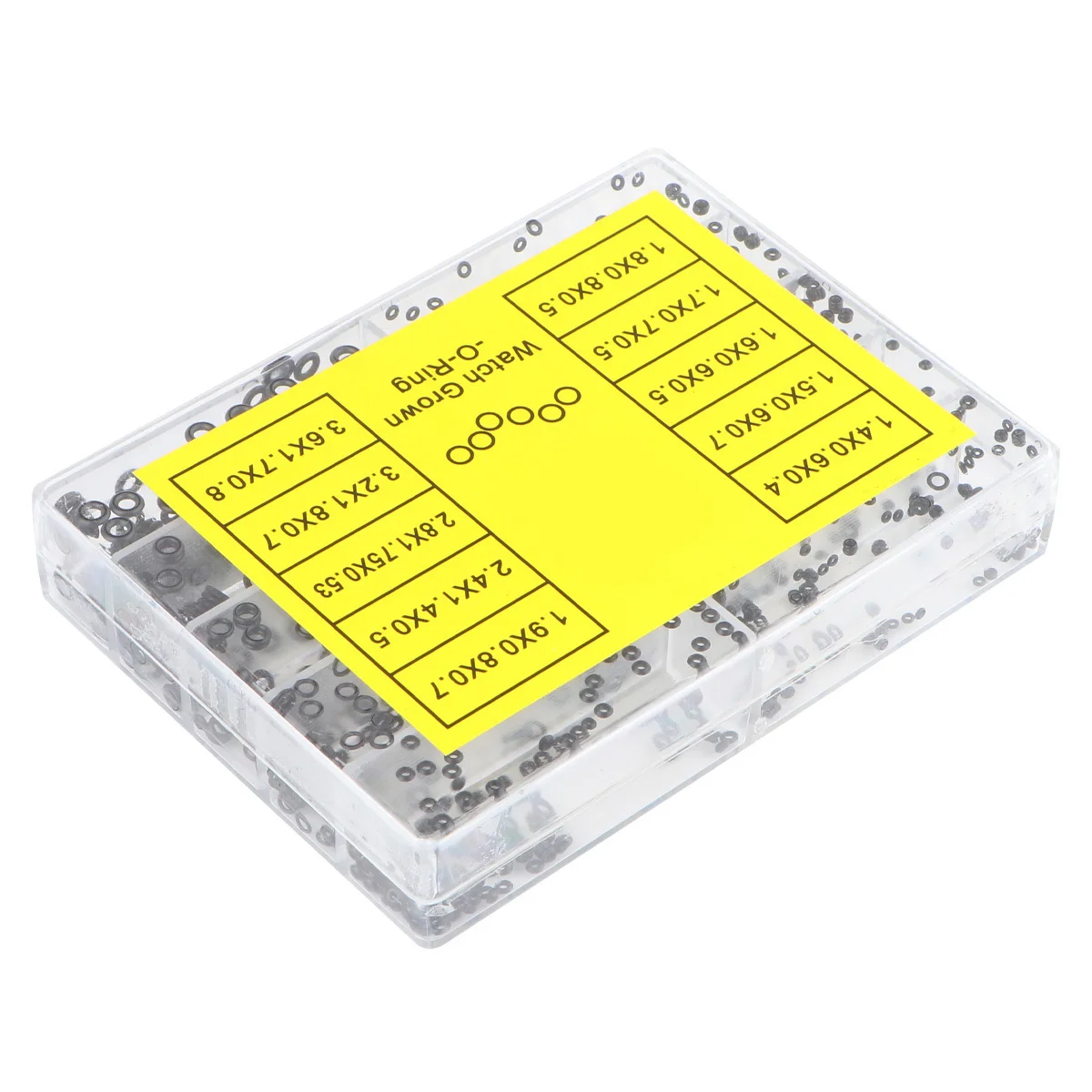 

Watch Repair O-Ring Rubber Gaskets Waterproof Set Diverse Sizes Flexible Sealing for DIY Watchmakers Watch O-Ring Assortment