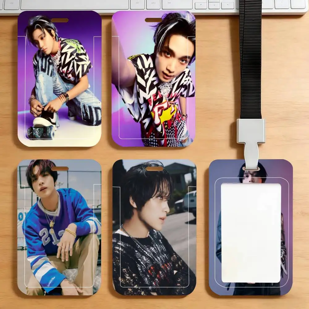 

Держатель для ID-карт Doyoung Kpop NCT с ремешком на шею, подвеска, держатель для бейджей, шнурок-брелок, чехол для рабочего пропуска, подарок