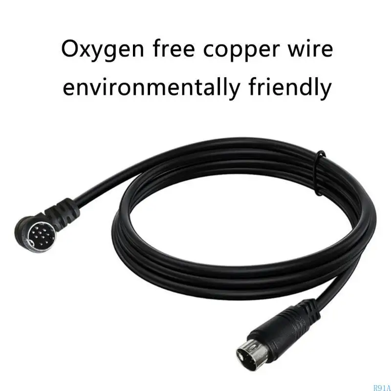 R91A S Video Cable 9Pin Mini DIN Male to Male Cable for Game Consoles Connection