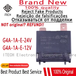 5-10PCS/Lot G4A-1A-E-12VDC 、G4A-1A-E-24VDC DIP-4 New Original Power Relay Air Conditioning Repair G4A-1A-E-DC12V DC24V