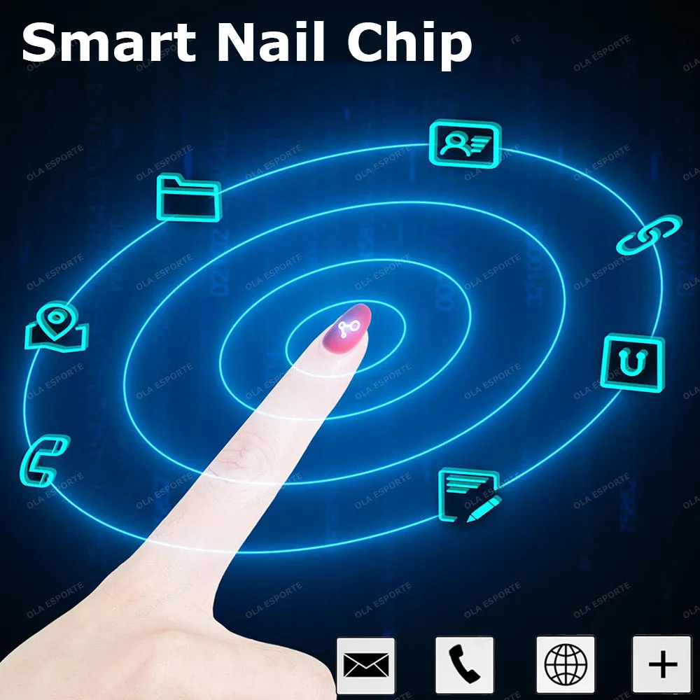 Smart Nail Chip N3 Smart Nail Chip Soft Skin-Friendly Flexible Smart Nail Sticker Built In Chip Smart Devices Smart Accessories