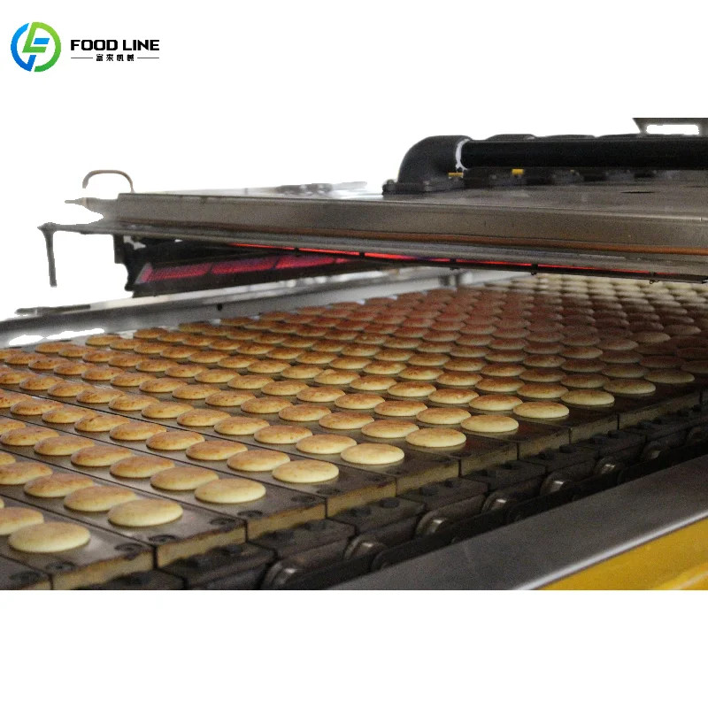 Customized Full Automatic Dorayaki Pancake Making Machine Dorayaki Pancake Production Line Low Maintenance