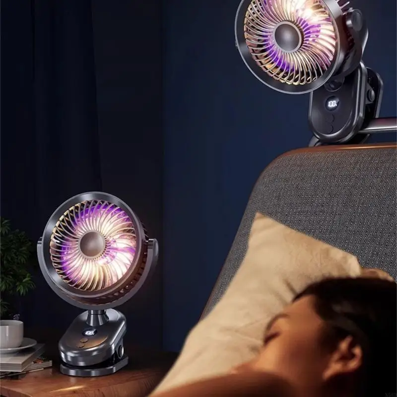 

Electric Fan Multifunction Cooling Fan Desktop Wall Mounted Ventilator Fan Home N58D