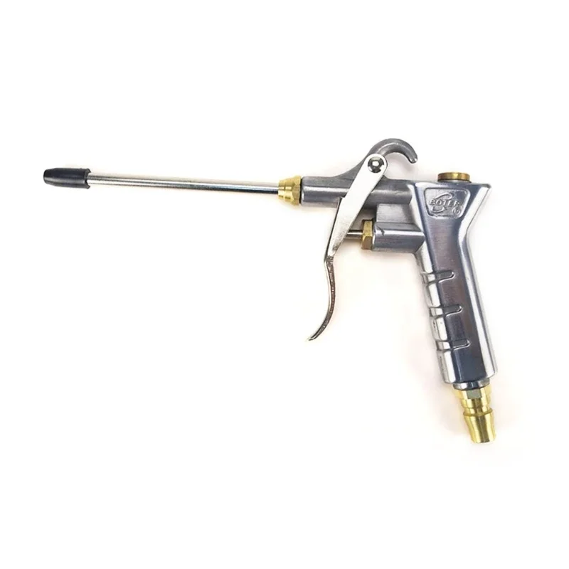 Imagem -04 - Pistolas ar Industrial Bocal Fluxo ar Ajustável Extensão Aço Compressor ar Pneumático Acessório Limpeza