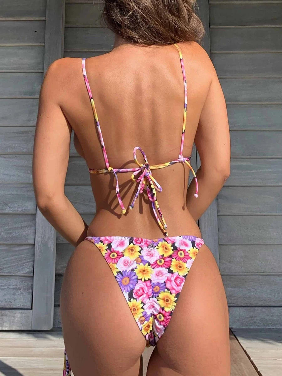 Sexy Frauen-Bikini-Micro-Bikini-Sets 2025, Push-Up-Badeanzug für Damen, Tanga, brasilianische Badebekleidung, zweiteilig, Biquini, Strand-Badeanzug