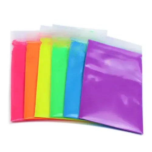 Juego de pigmentos de resina de neón UV mate, polvo Mineral de Mica Natural, fabricación de joyas epoxi DIY, relleno de decoración de colorante, 16 colores