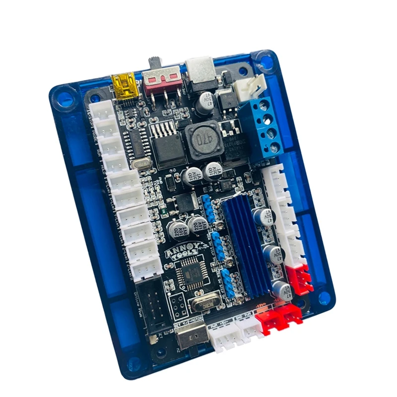GRBL-CNC Engraving Machine Control Board com porta USB, Upgrade 3-Axis Control Board, Cartão Controlador Driver Integrado, 1.1