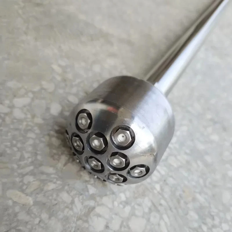 High prsure dredging sewage pipe cleaning Spraying stainls steel ceramic nozzle