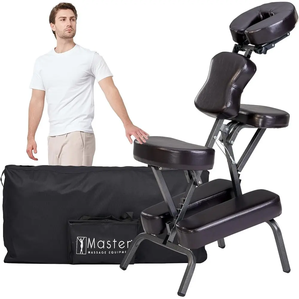 

Portable, Adjustable Height Folding Salon Chair for Tattoos and Spa - Ideal for Professionals