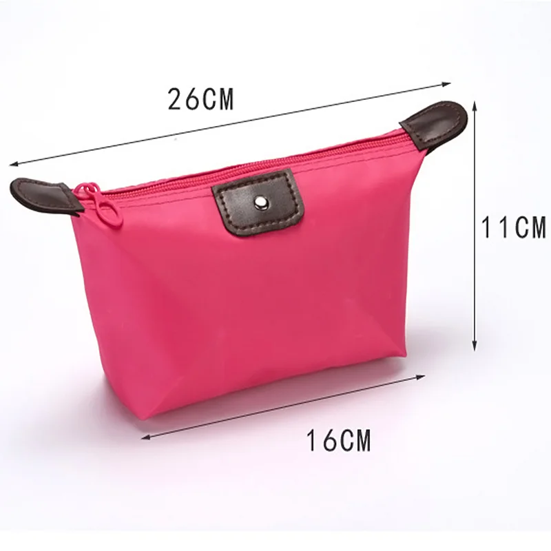 New Convenient and cute cosmetic bag, nylon dumpling cosmetic bag, waterproof storage toilet bag