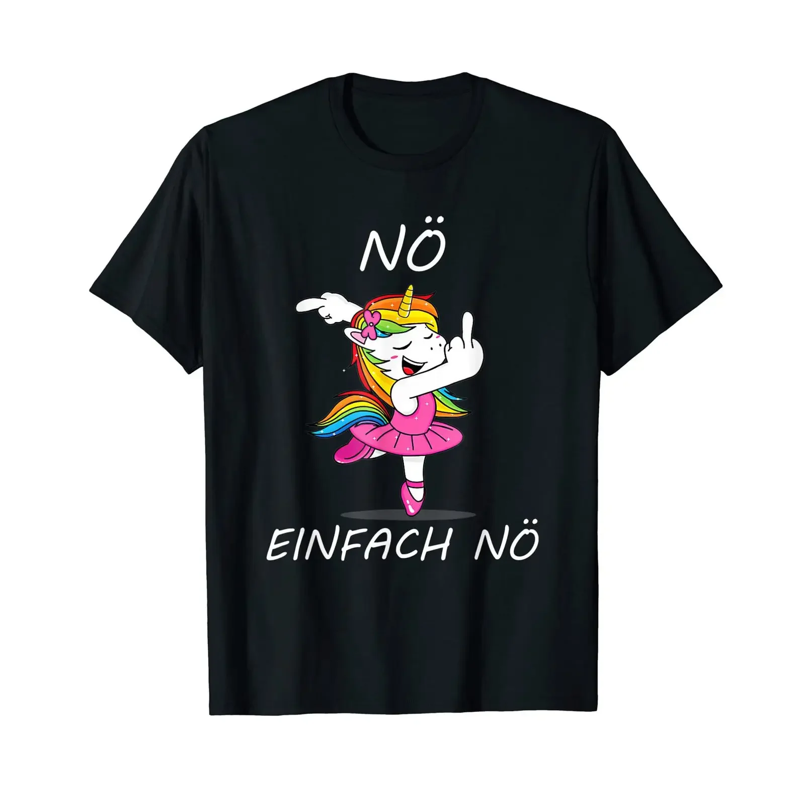unicorn ballet no simply funny saying statement T shirt vintage Washed Casual Slightly streetwear Breathable Comfortable Soft