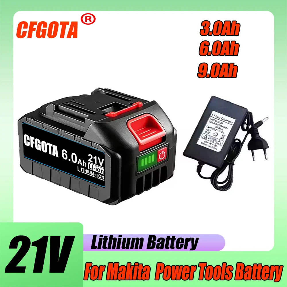 21V Battery 9.0Ah For Makita 18V Power Tools Replacement Accessories BL1860 BL1850 / Li-ion Rechargeable batteries Pack