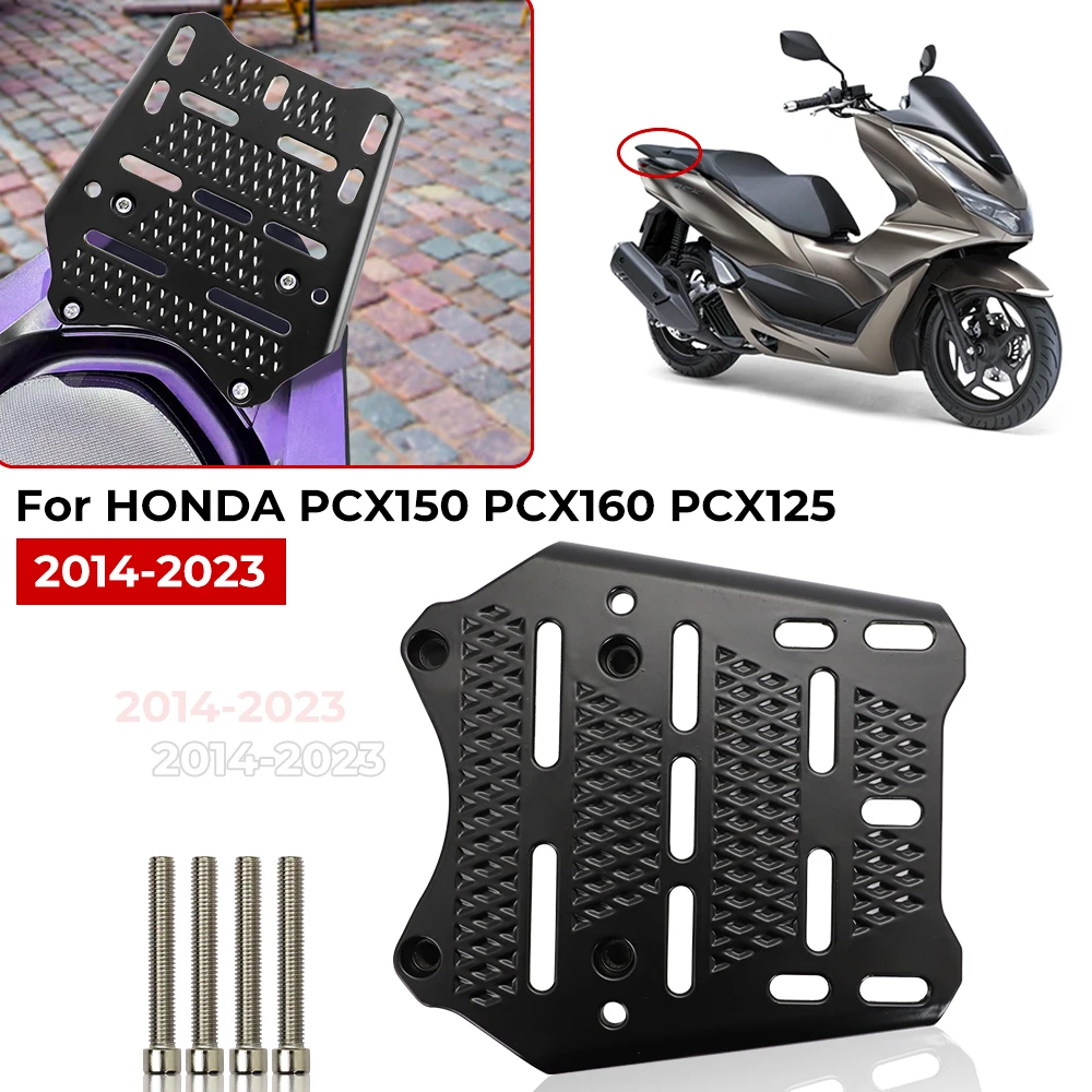 

Motorcycle trunk rear shelf Motorcycle Rear Storage Top Box Luggage Case Seat Bracket For HONDA PCX150 PCX160 PCX125 2014-2023