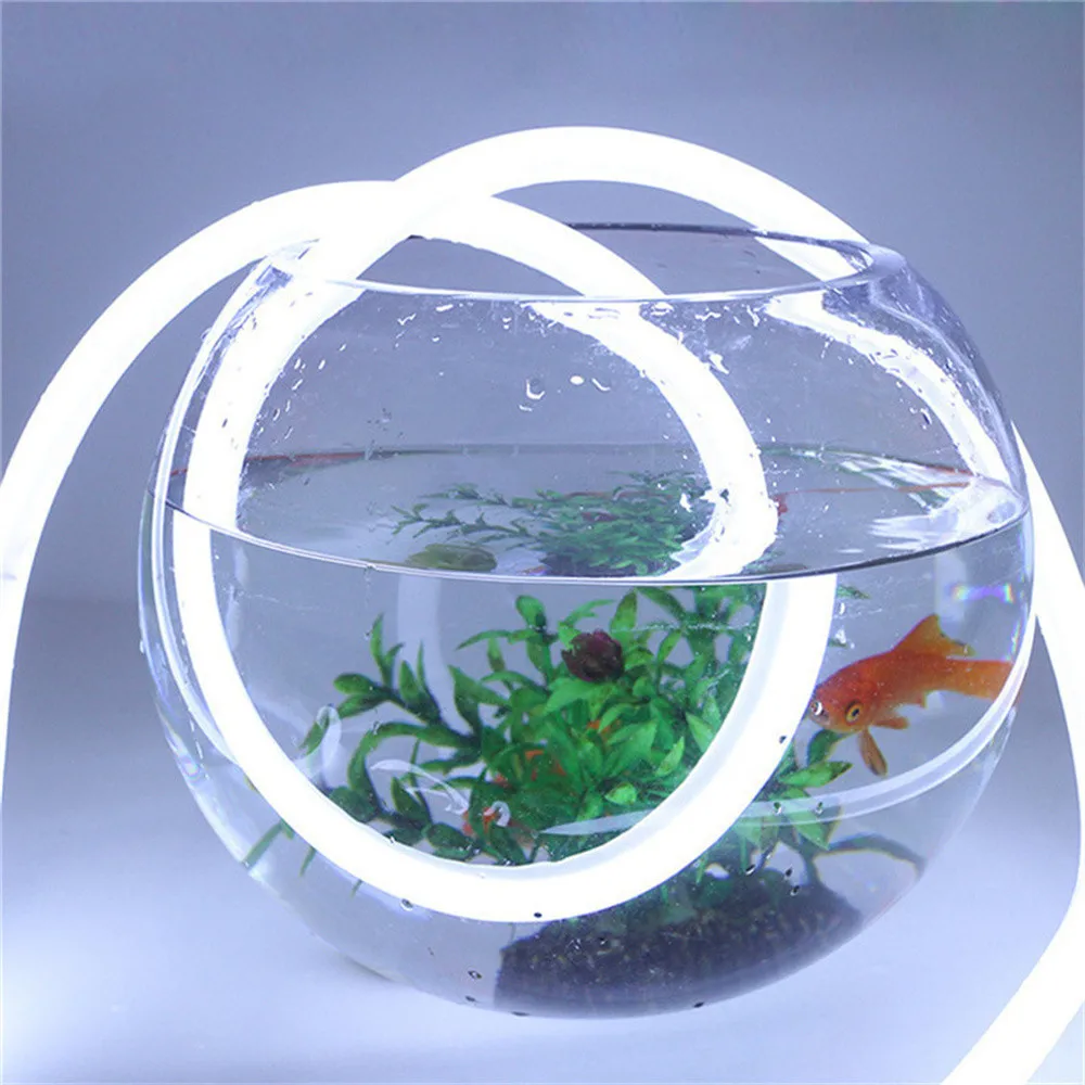 DC12V 2m Neon LED Strip 120LEDs/M Flexible Rope Tube Neon Light Waterproof For Home Decoration DIY Christmas