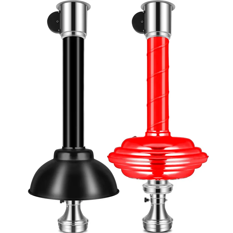 業務用グレード排気管ステンレス鋼BBQ煙抽出器調整可能煙突LEDライト付き多色換気フード