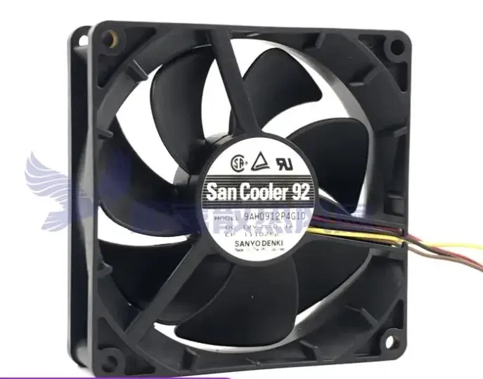 

Ltsf For Sanyo Denki 9AH0912P4G10 DC 12V 0.30A 90x90x25mm 4-Wire Server Cooling Fan 9cm
