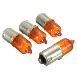 4 unids/lote 12V 21W ámbar Universal Auto Motor motocicleta luz miniatura Scooter Mini bombillas indicadoras soporte X4J4