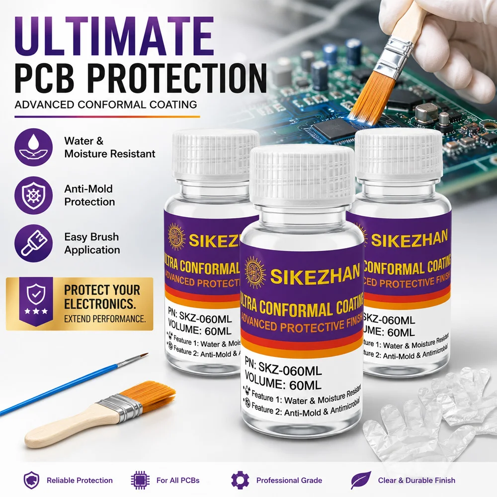 PCB Conformal Coating Liquid Waterproof Insulation Varnish Circuit Board Protective Protector Moisture Proof Electronic Repair