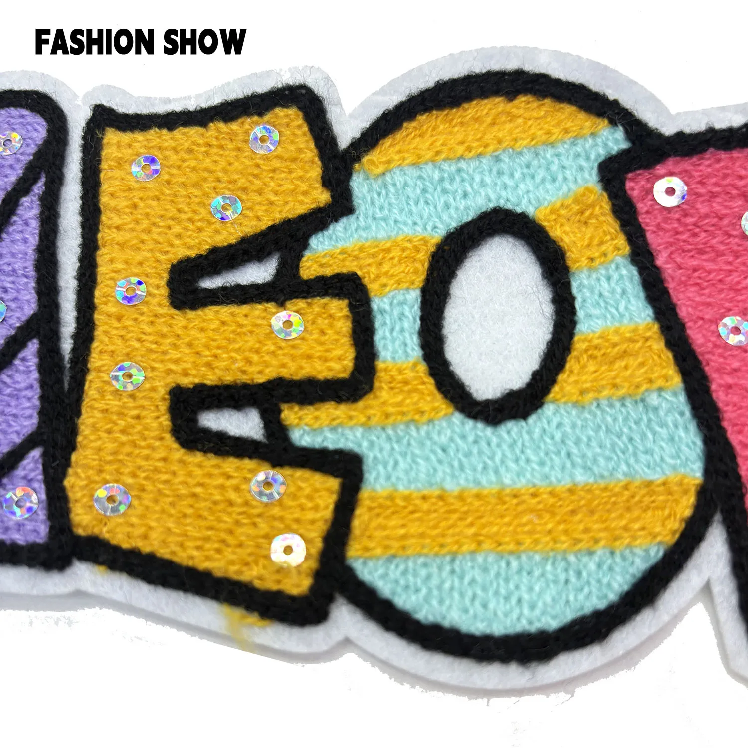 مواء الشنيل رسالة شارة مطرّزة ثلاثي الأبعاد لينة المطرزة التصحيح اليدوية DIY بها بنفسك البلوز/تي شيرت/سترة التصحيح الملابس والاكسسوارات الديكور تعديل أجزاء