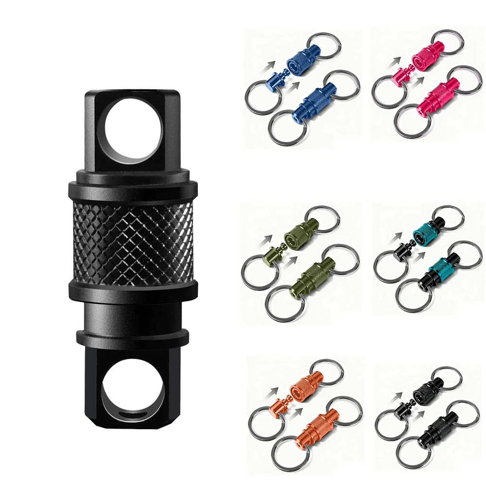 Pull Apart Key Rings Quick Release Keychain for Men and Women,Detachable Key Ring,Retractable Key Chain