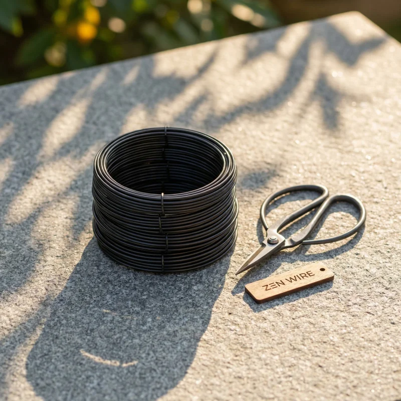 1-4mm5Anodized aluminum wire gardening support plant training fixing wire potted plant accessories