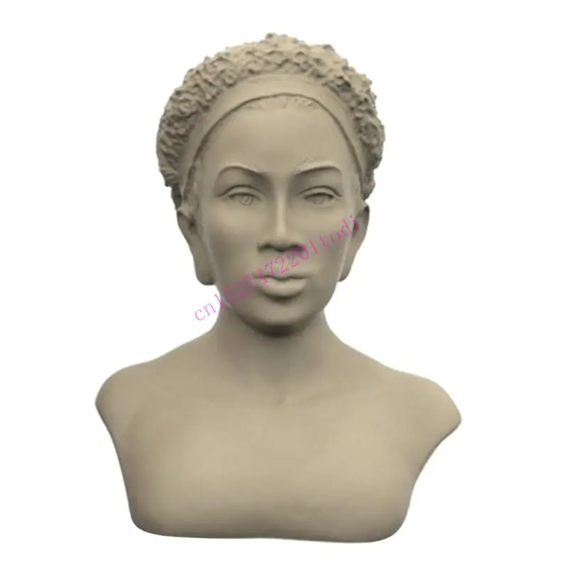 3D Crystal Avatar Ornament Crafts Silicone Mold Suitable for Epoxy Resin Diy Crafts Jewelry Making Home Decor M76B