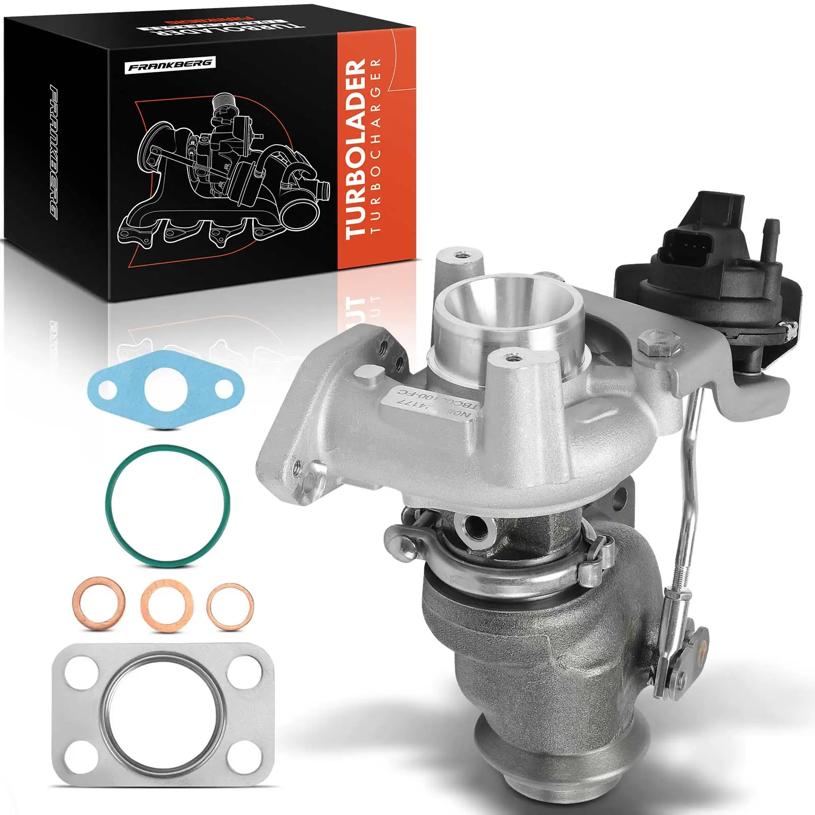 Frankberg 1x Uitlaat turbocompressor voor Citroën Berlingo Box/MPV C3 Aircross II III C4 Cactus C-Elysee DS Opel Peugeot 9813245480