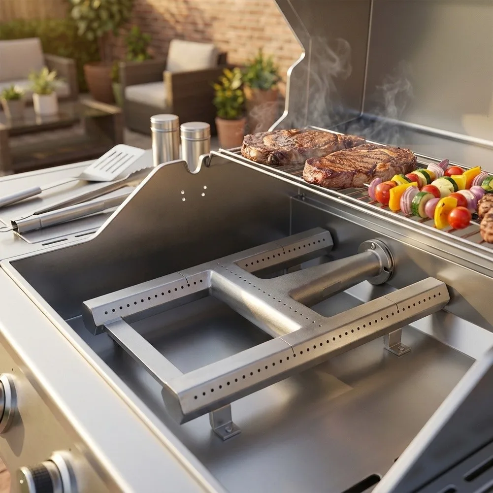 For Charbroil & Others 304 Stainless Steel Grill Burner 17.32