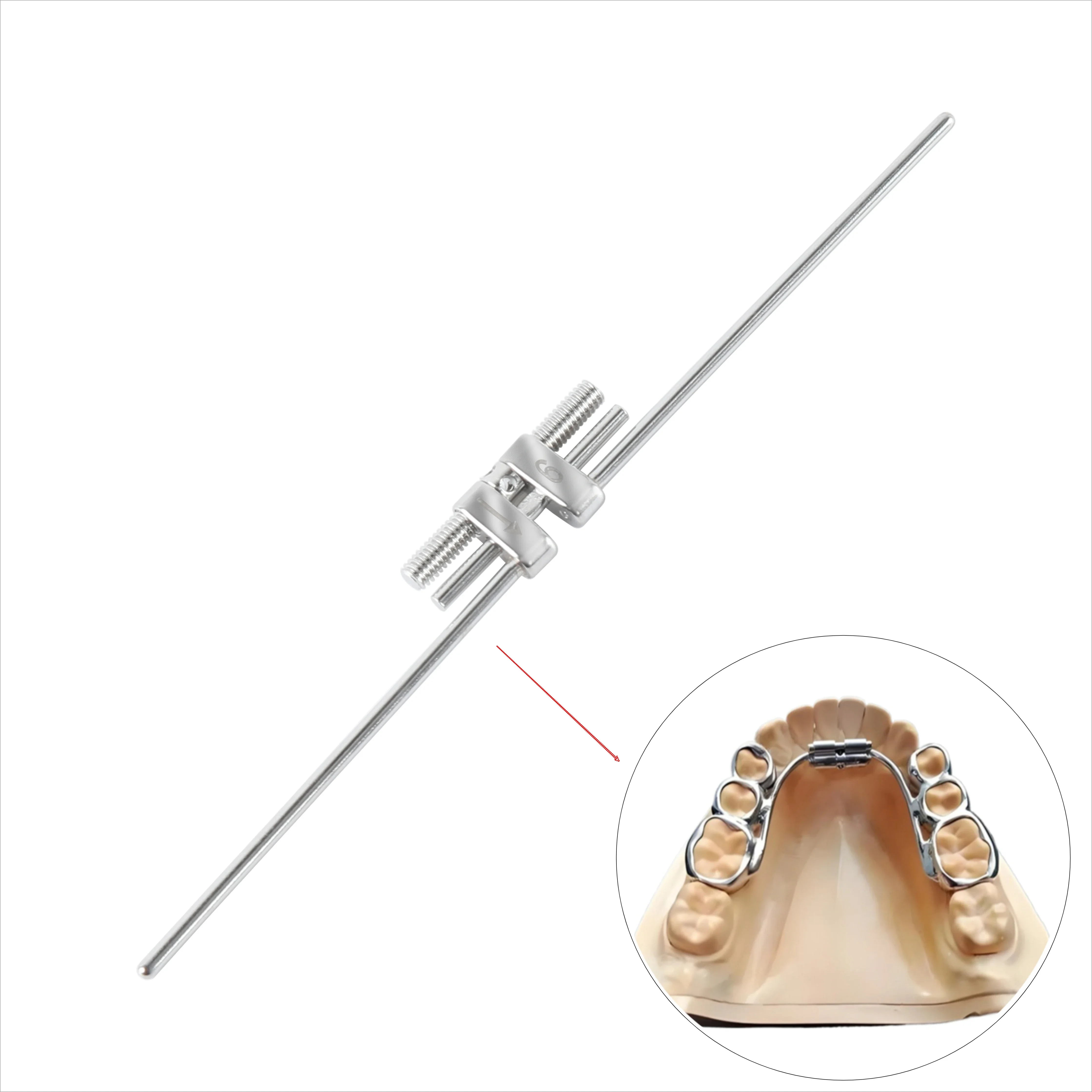 10 Pcs Hyrax Orthodontic Expansion Screw Lower