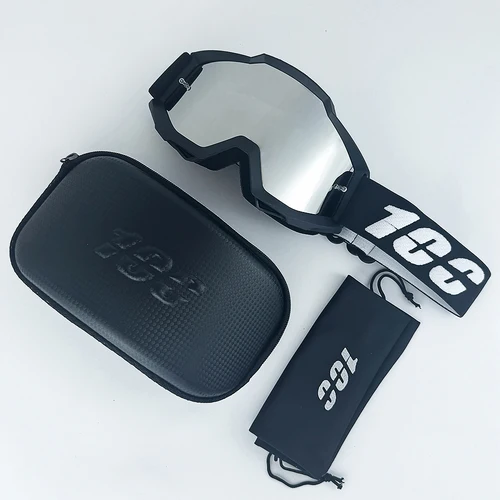 Imagen 1 del producto 100 gafas de motocicleta gafas de Motocross gafas de sol todoterreno para hombre MTB ATV protección a prueba de viento ciclismo gafas deportivas de carreras