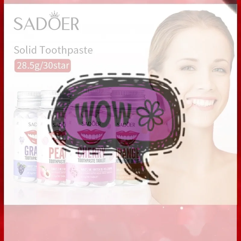 

30 капсул/флакон. Таблетки-зубная паста для улучшения дыхания, удаления пятен от курения, свежести полости рта и гигиены. Таблетки для чистки зубов.