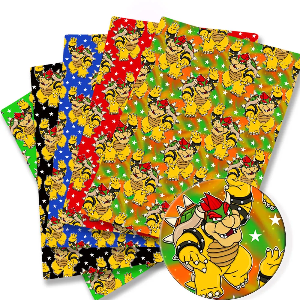 

Mario game 100 cotton Fabric140*50cm Handmade Sewing Patchwork Quilting Baby Dress Home Sheet Printed Fabric Fabric