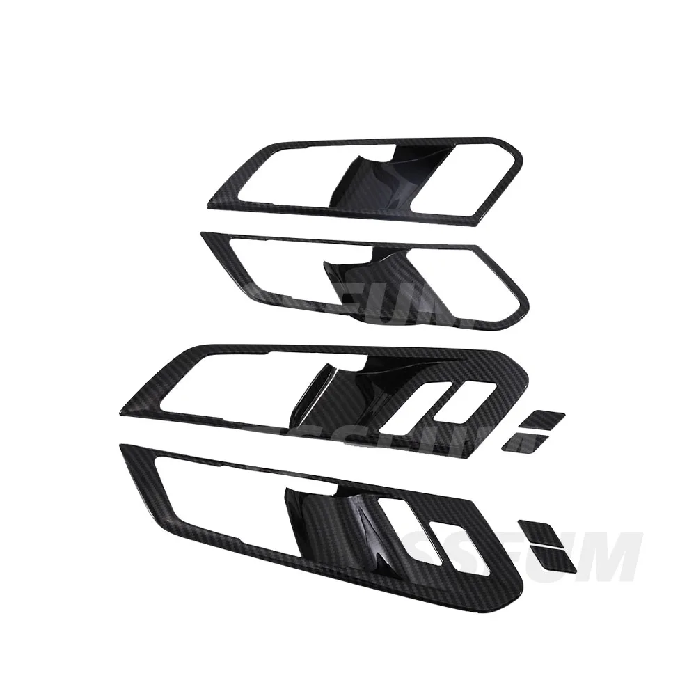 Newest for BMW X5 G05 X5 2022-2023 Car Interior Carbon Fiber ABS Sticker Center Control Gear Shift Panel Cover Car Accessories
