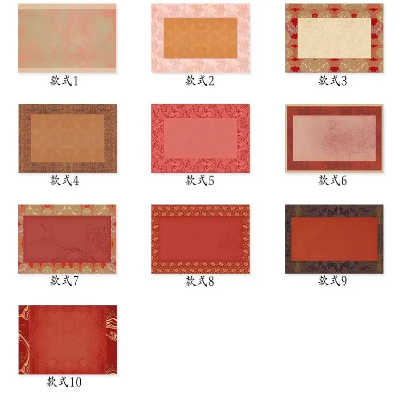 

10 листов антикварной бумаги для каллиграфии, 21x30 см, чистая бумага Xuan для маленького обычного почерка, скриптового почерка и классического искусства