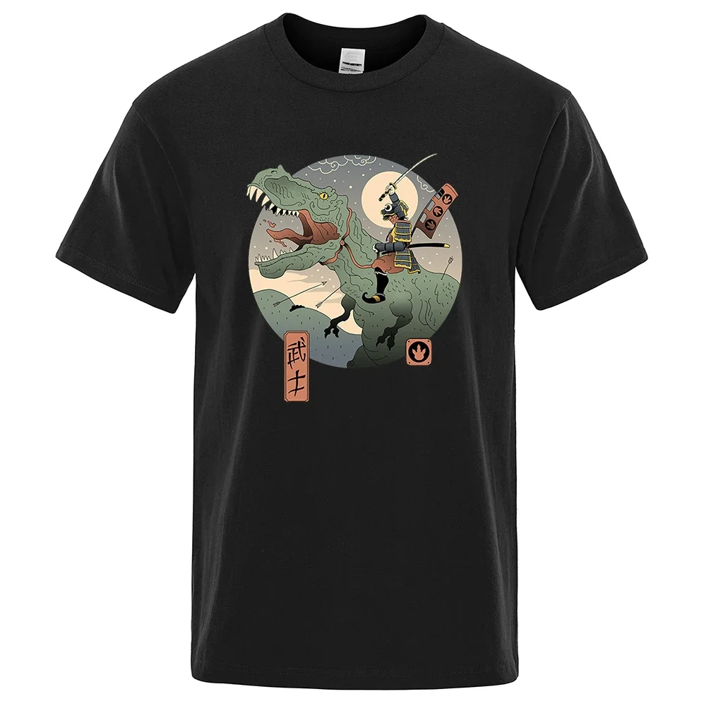 

Fun T-shirt Jura Warrior clothing Men's fashion casual T-shirt Loose outdoor street breathable short sleeve 100% cotton