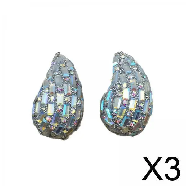 3X Glass Earrings G…