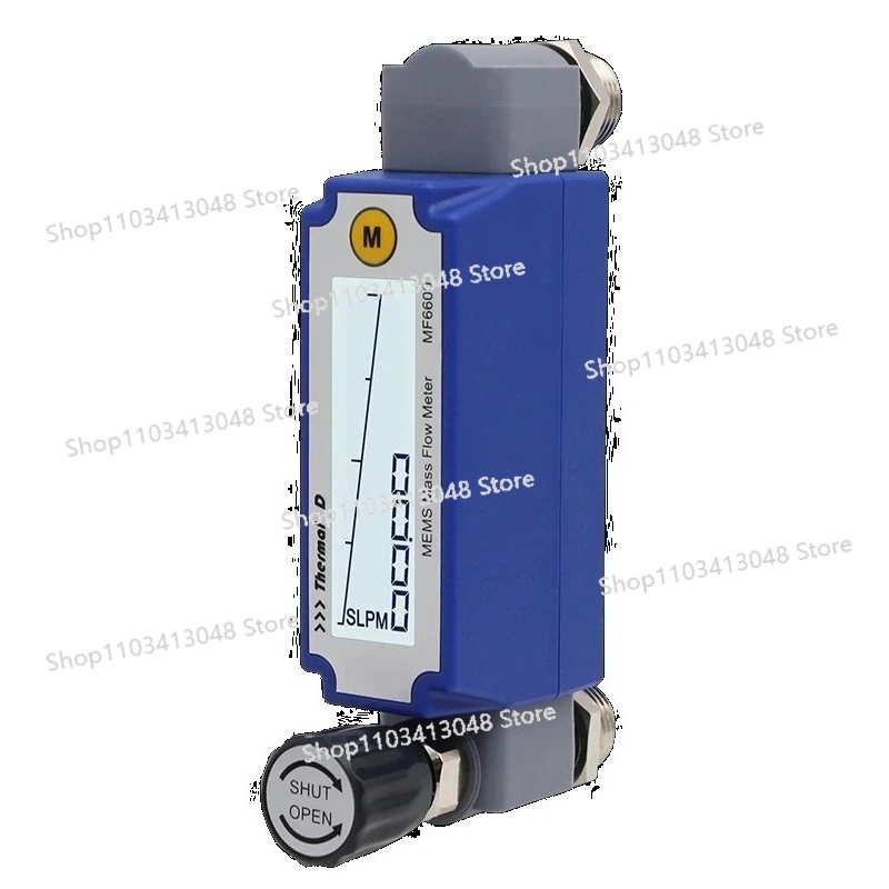 

Gas Mass Flowmeter High Precision Adjustable Liquid Crystal Display Air Oxygen Nitrogen Argon Glass Rotor