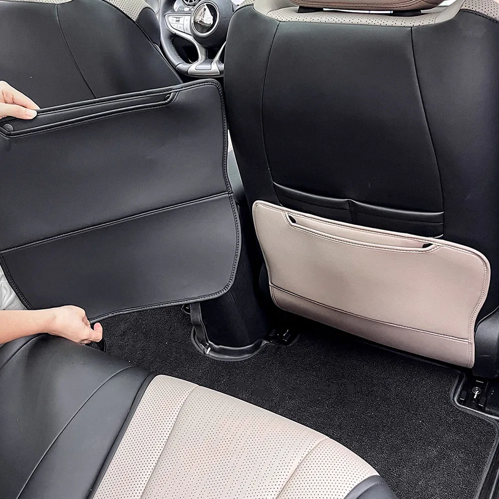 

2 шт. для BYD Dolphin Smart Driving Edition 2025, противоударная накладка на спинку сиденья, автомобильные модификационные принадлежности, кожаная защитная накладка