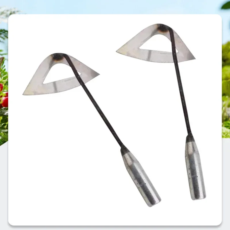 1szt Całkowicie stalowa, hartowana, ręczna motyka do pielenia, sadzenia warzyw, gospodarstwa rolnego, narzędzia rolniczego, akcesoria do pielenia