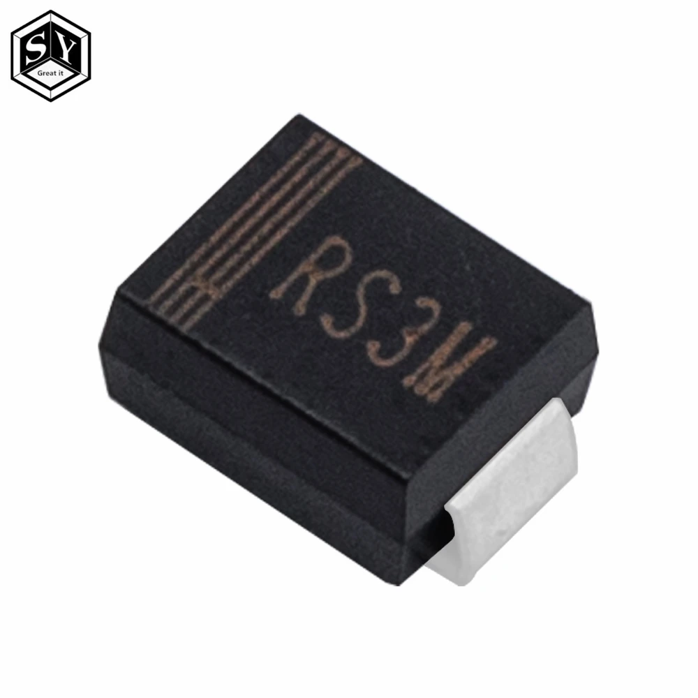 10PCS/50PCS RS3M SMB DO-214AB 1000V 3A 1kV SMD FR307 3.0AMPS Surface Mount Fast Recovery Rectifiers Diode