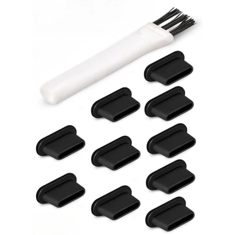 

Пылезащитные заглушки USB C Keep Charging Ports Clean для iPhone 15 16 17, устройств Kindle, Samsung, Pixel, MacBook и Android