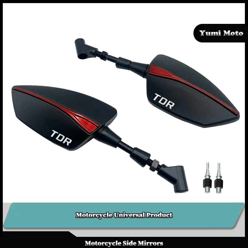 

For Yamaha TDR125 TDR 125 1991-2002 1992 1993 1994 1995 1996 Motorcycle Mirror Rearview Side Mirrors Universal19971998-1999-2000