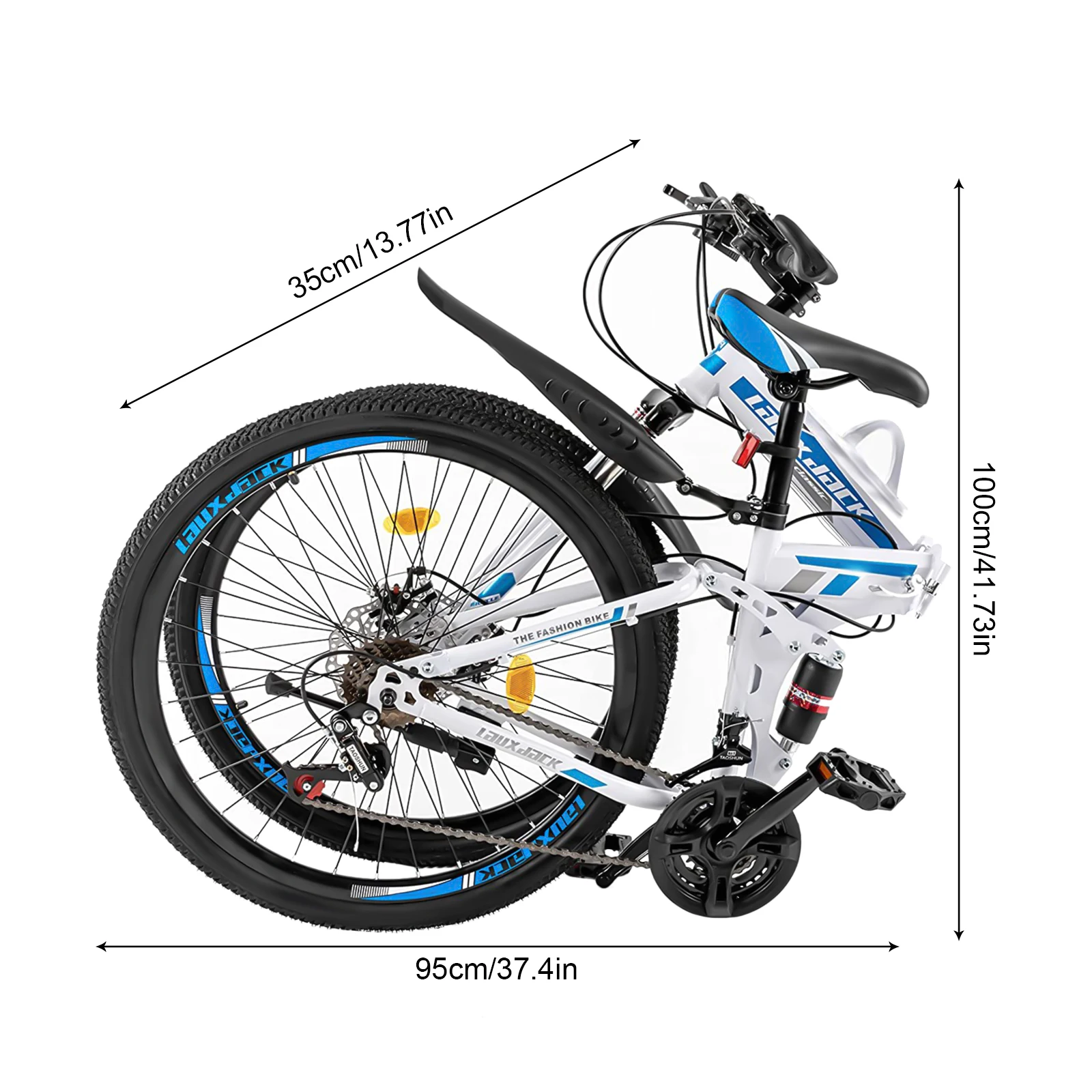 26 "faltbare Mountainbike Doppels ch eiben bremse 21-Gang-Männer Frauen Fahrräder MTB Fahrrad Schule Kohlenstoffs tahl MTB Fahrrad 120kg Kapazität