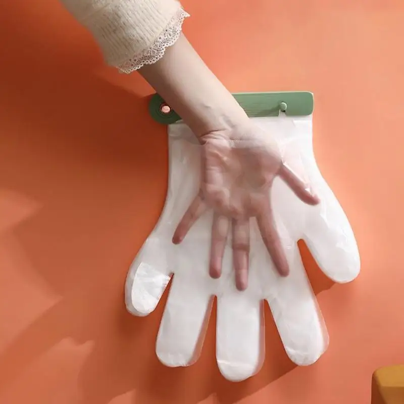 

Bag Clips Wall Mounted Glove Clip Creative Hanging Hooks Disposable Glove Organizer Home Utensils Storage Kitchen Accessories