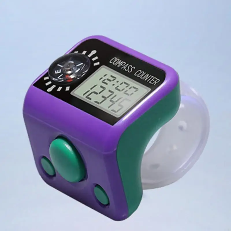 

37ME Finger Tally Counter 5 Digit Digital Electronic Tasbeeh Counter for Muslims